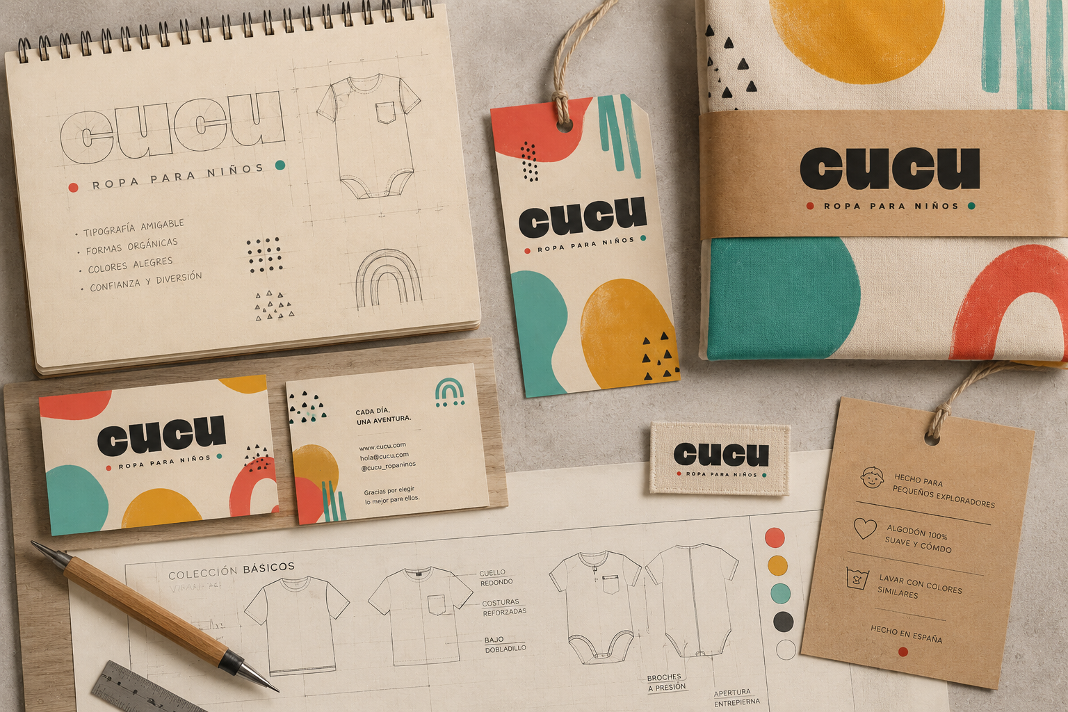 Diseño de marca para Cucu