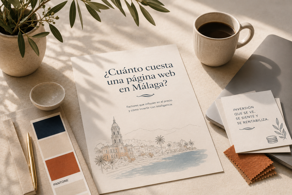 Saber cuánto cuesta una página web en Málaga